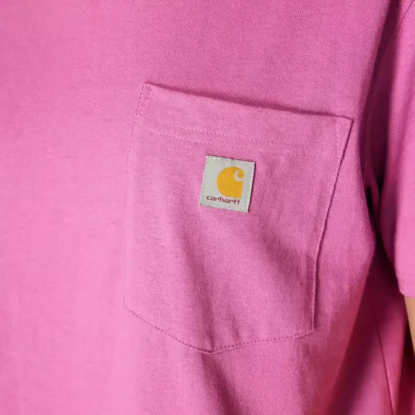 Camiseta icónica K87 de corte holgado y tejido grueso con bolsillos para mujer