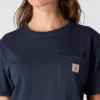 Camiseta icónica K87 de corte holgado y tejido grueso con bolsillos para mujer