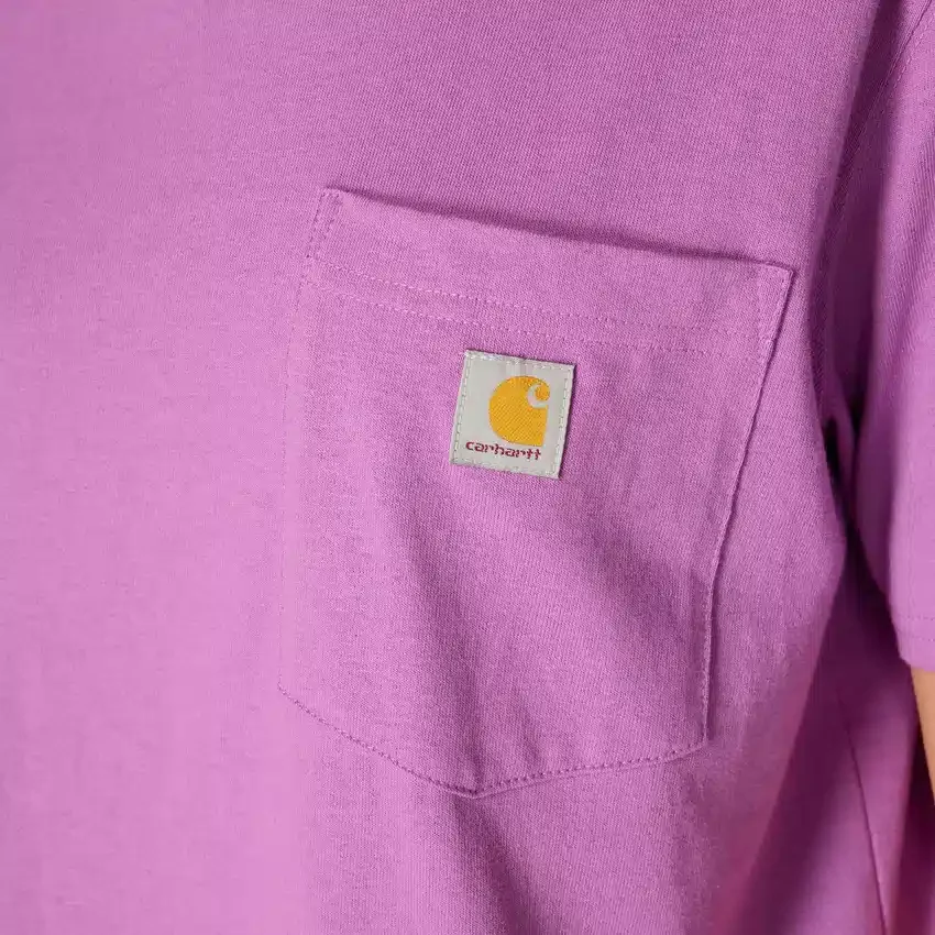 Camiseta icónica K87 de corte holgado y tejido grueso con bolsillos para mujer