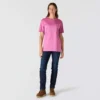 Camiseta icónica K87 de corte holgado y tejido grueso con bolsillos para mujer
