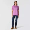Camiseta icónica K87 de corte holgado y tejido grueso con bolsillos para mujer