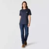 Camiseta icónica K87 de corte holgado y tejido grueso con bolsillos para mujer