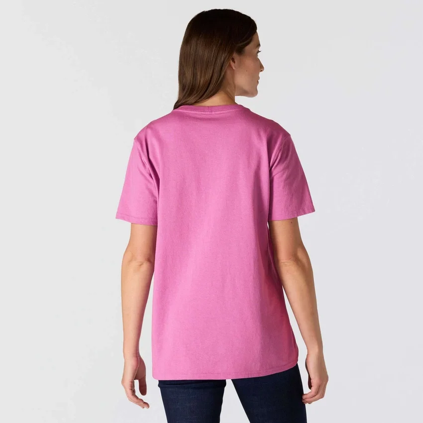 Camiseta icónica K87 de corte holgado y tejido grueso con bolsillos para mujer