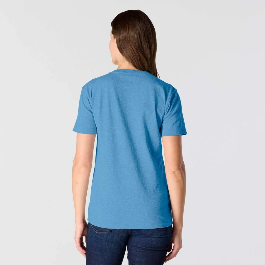 Camiseta icónica K87 de corte holgado y tejido grueso con bolsillos para mujer