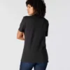 Camiseta icónica K87 de corte holgado y tejido grueso con bolsillos para mujer