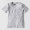 Camiseta icónica K87 de corte holgado y tejido grueso con bolsillos para mujer
