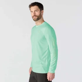 Camiseta ligera de manguitos largos para hombre Force Sun Defender con protección UPF 50+ y tecnología de absorción de la humedad – Camisas de protección solar