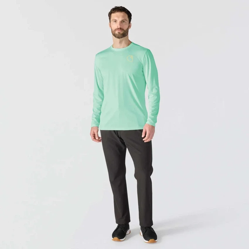 Camiseta ligera de manguitos largos para hombre Force Sun Defender con protección UPF 50+ y tecnología de absorción de la humedad - Camisas de protección solar
