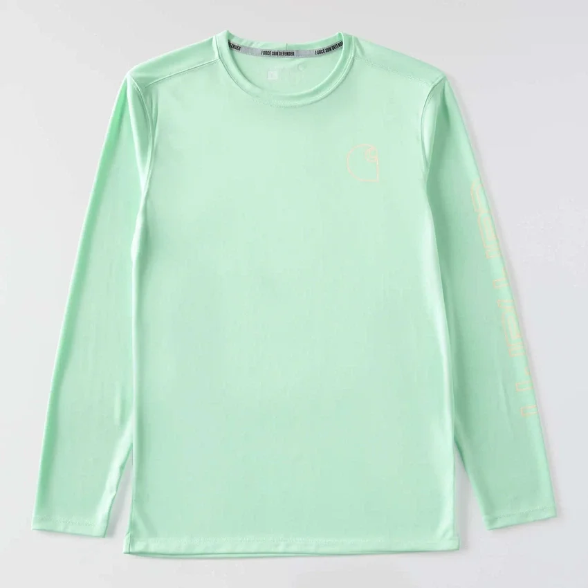 Camiseta ligera de manguitos largos para hombre Force Sun Defender con protección UPF 50+ y tecnología de absorción de la humedad - Camisas de protección solar