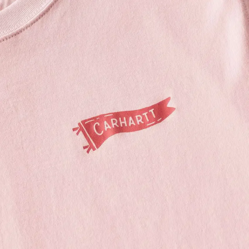 Camiseta ligera de mujer con estampado de banderines de Tencel