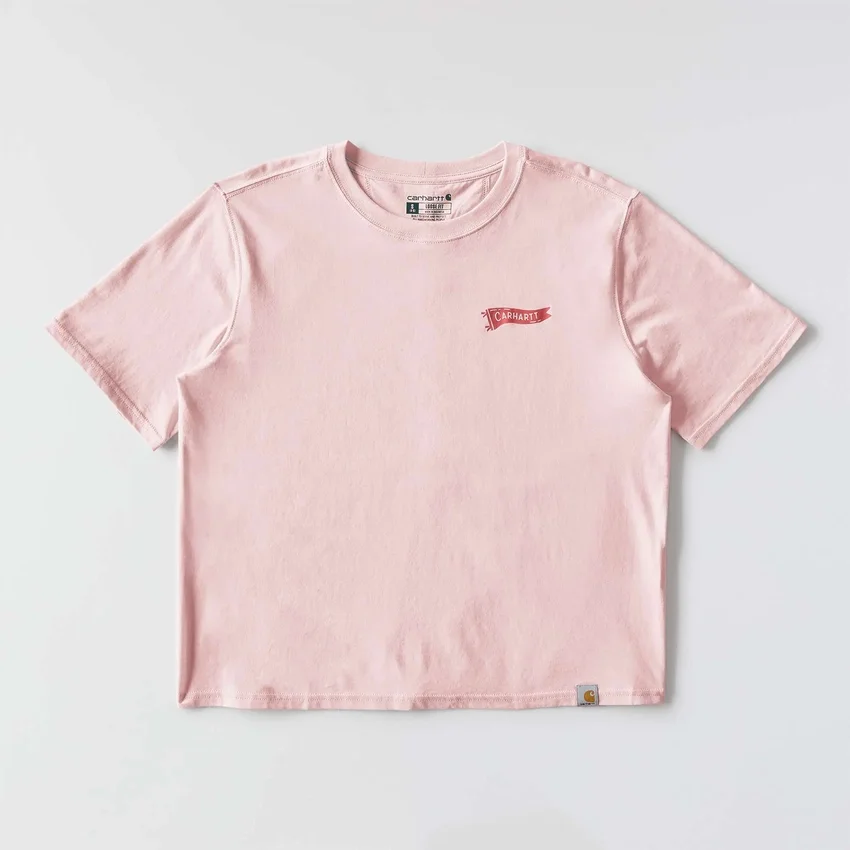 Camiseta ligera de mujer con estampado de banderines de Tencel