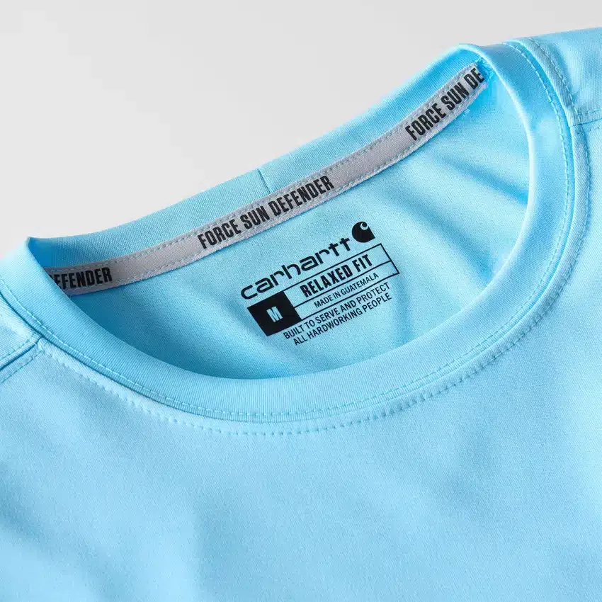 Camiseta ligera para hombre Force Sun Defender con protección UPF 50+ y tecnología de absorción de la humedad - Camisas de protección solar