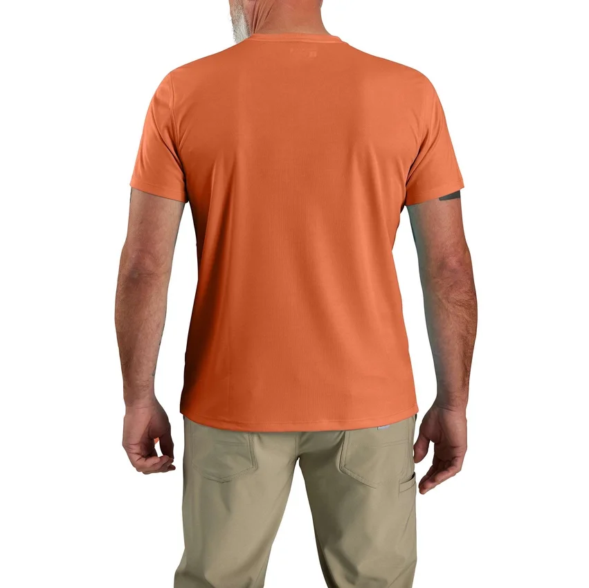 Camiseta ligera para hombre Force Sun Defender con protección UPF 50+ y tecnología de absorción de la humedad - Camisas de protección solar