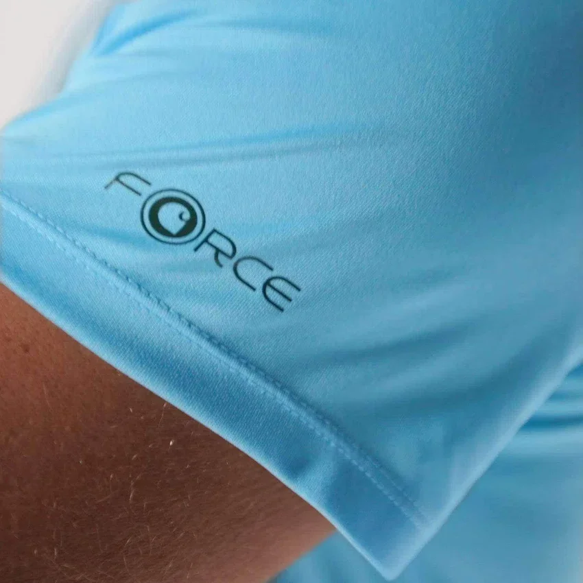 Camiseta ligera para hombre Force Sun Defender con protección UPF 50+ y tecnología de absorción de la humedad - Camisas de protección solar