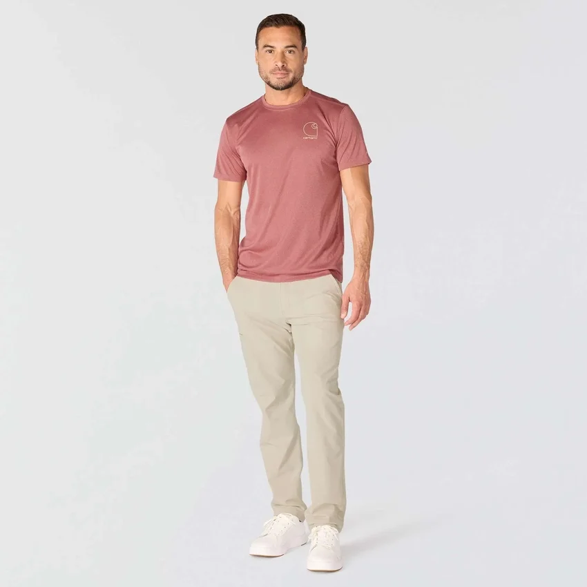 Camiseta ligera para hombre Force Sun Defender con protección UPF 50+ y tecnología de absorción de la humedad - Camisas de protección solar