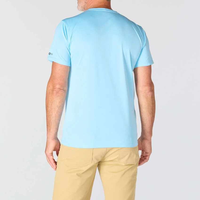 Camiseta ligera para hombre Force Sun Defender con protección UPF 50+ y tecnología de absorción de la humedad - Camisas de protección solar
