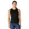 Camiseta sin mangas de mujer de Tencel, ligera y transpirable, con tejido acanalado