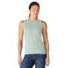 Camiseta sin mangas de mujer de Tencel, ligera y transpirable, con tejido acanalado