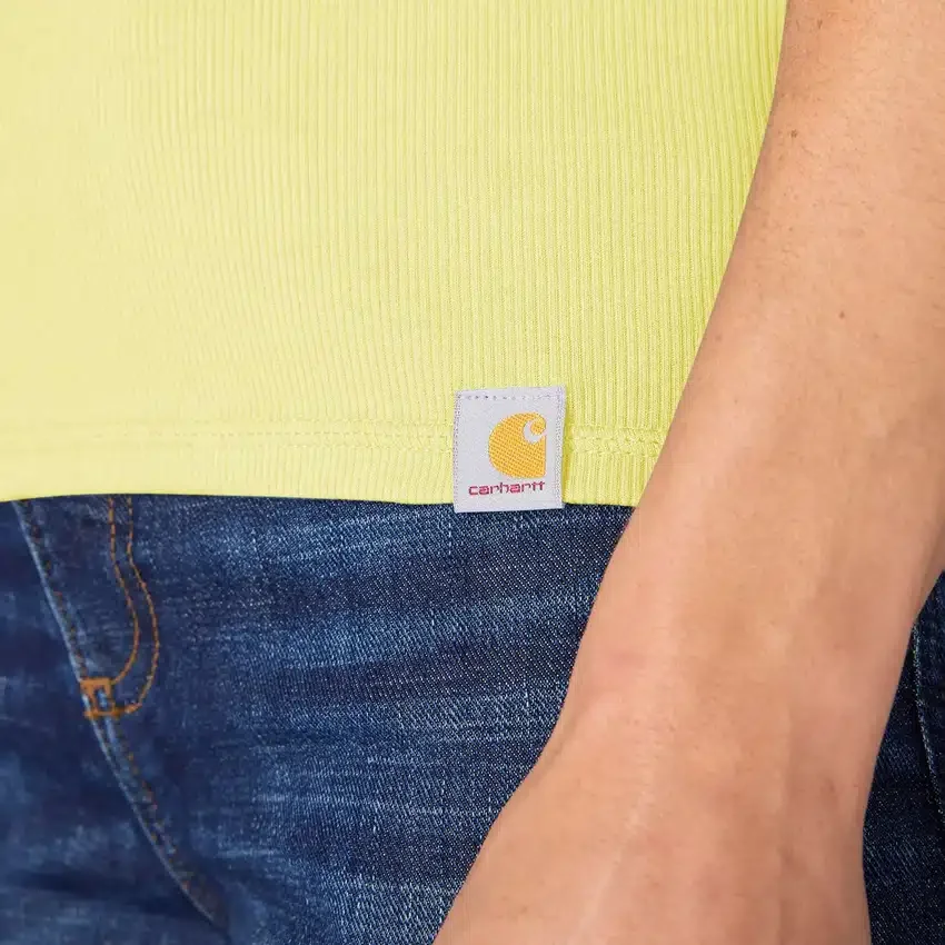 Camiseta sin mangas de mujer de Tencel, ligera y transpirable, con tejido acanalado