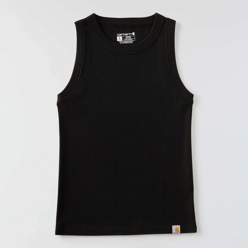 Camiseta sin mangas de mujer de Tencel, ligera y transpirable, con tejido acanalado