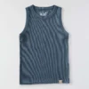 Camiseta sin mangas de mujer de Tencel, ligera y transpirable, con tejido acanalado