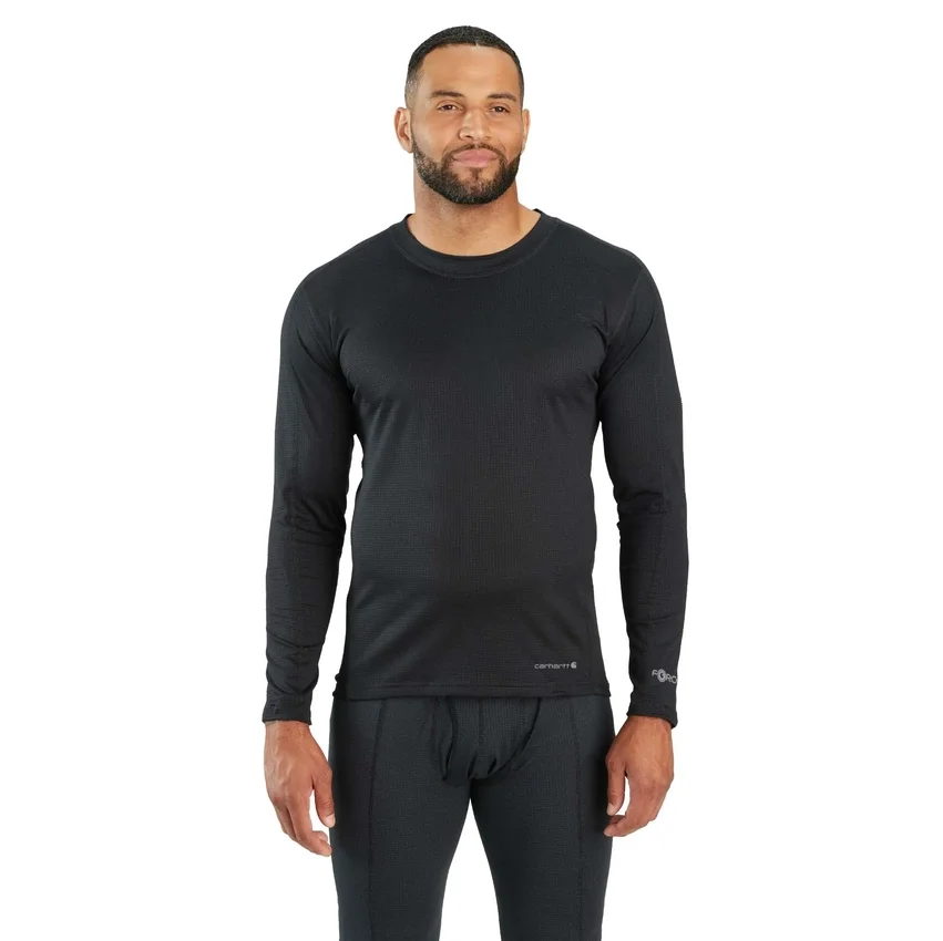 Camiseta térmica de primera capa para hombre - carhartt Force® - Ligera - Estirable con diseño de rejilla