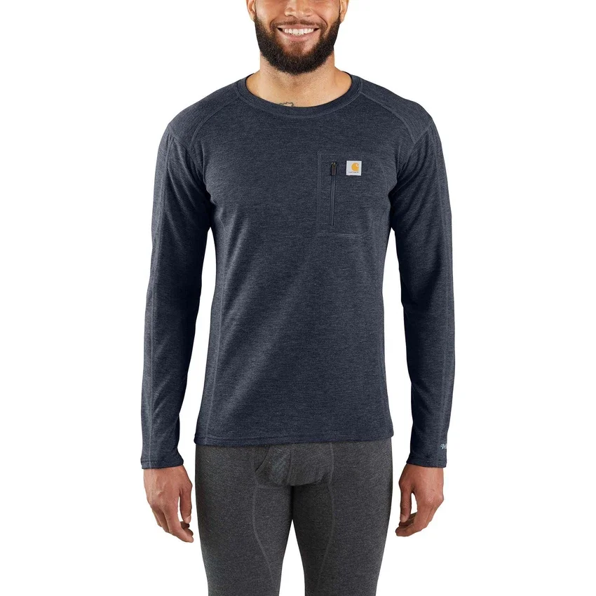 Camiseta térmica de primera capa para hombre - carhartt Force® - Peso pesado - Mezcla de lana sintética