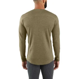Camiseta térmica de primera capa para hombre – carhartt Force® – Peso pesado – Mezcla de lana sintética