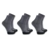 Carhartt Force® Calcetines cortos de media caña con logotipo, peso medio, paquete de 3
