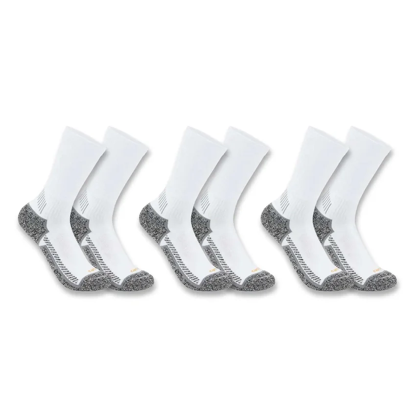 Carhartt Force® Calcetines de caña media, paquete de 3