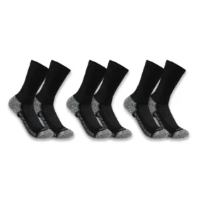 Carhartt Force® Calcetines de caña media, paquete de 3