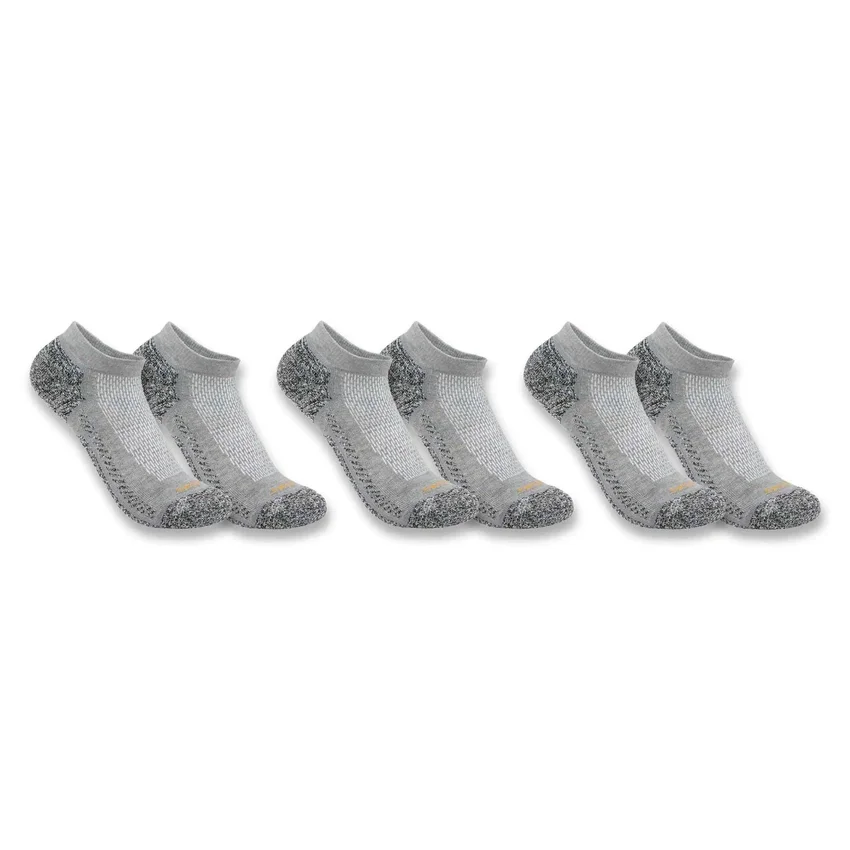 Carhartt Force® Calcetines de corte bajo y peso medio, paquete de 3