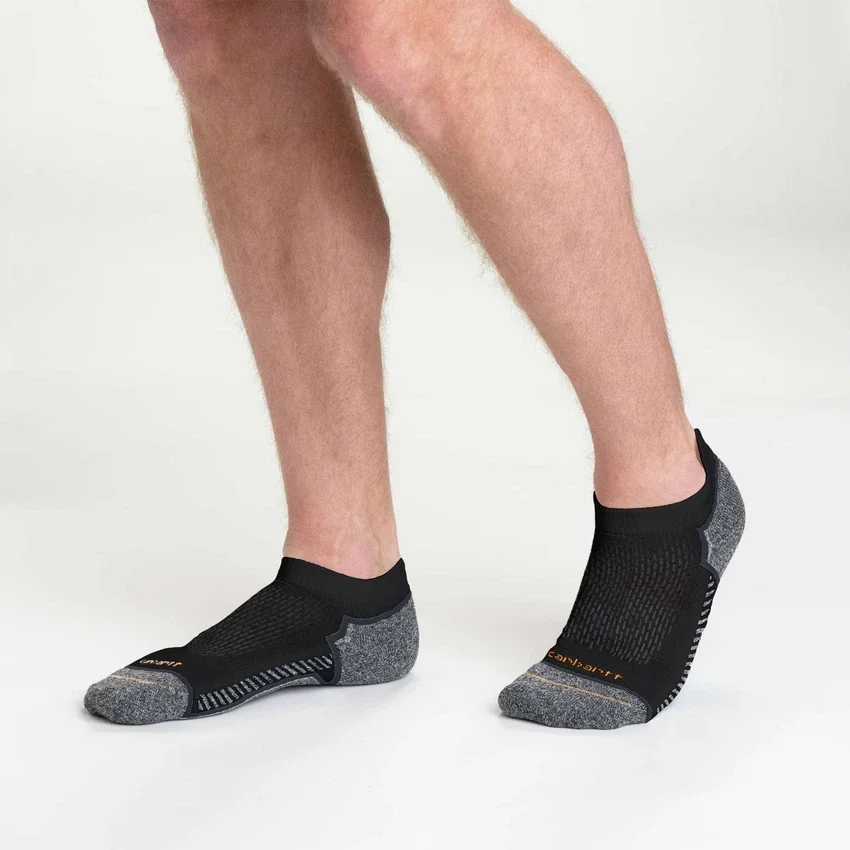 Carhartt Force® Calcetines de corte bajo y peso medio, paquete de 3