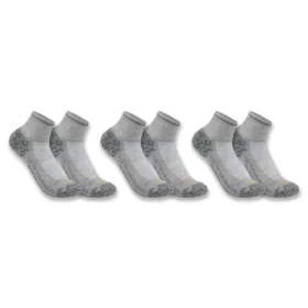 Carhartt Force® Calcetines de media caña de peso medio, paquete de 3