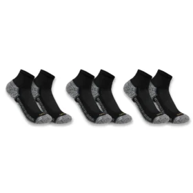 Carhartt Force® Calcetines de media caña de peso medio, paquete de 3