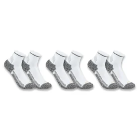 Carhartt Force® Calcetines de media caña de peso medio, paquete de 3