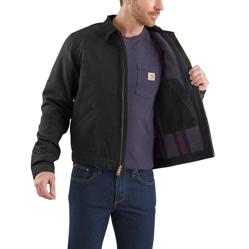 Carhartt J01 «Detroit Jacket» para hombre, con forro de la icónica manta de pato
