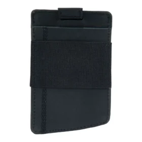 Cartera con bolsillo delantero de piel de silla de montar