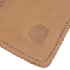 Cartera con bolsillo delantero de piel de silla de montar