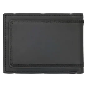 Cartera de cuero con triple costura