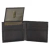 Cartera de cuero con triple costura