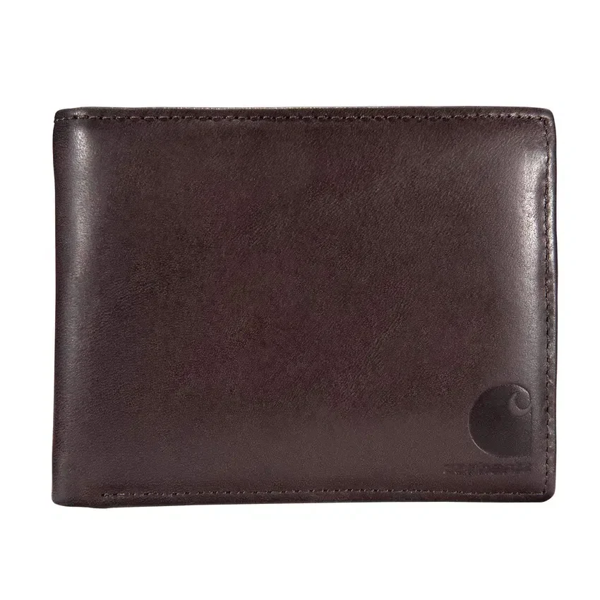Cartera de cuero curtido al aceite