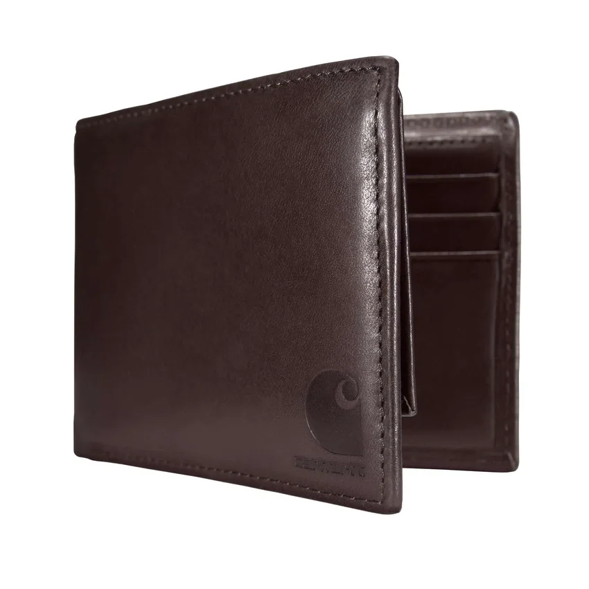 Cartera de cuero curtido al aceite