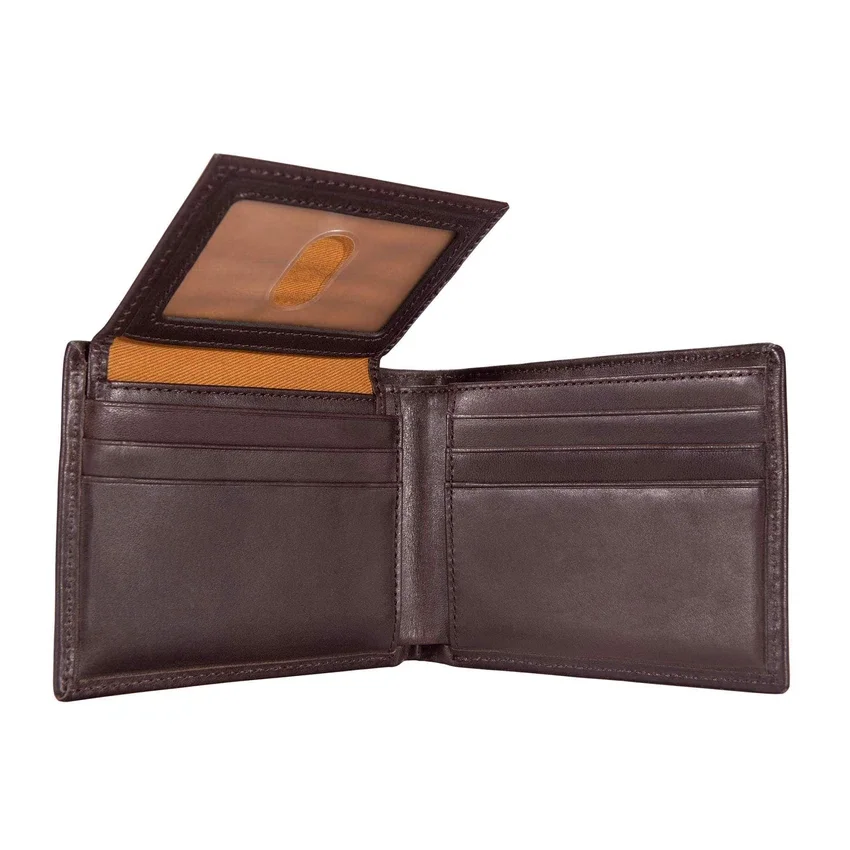 Cartera de cuero curtido al aceite