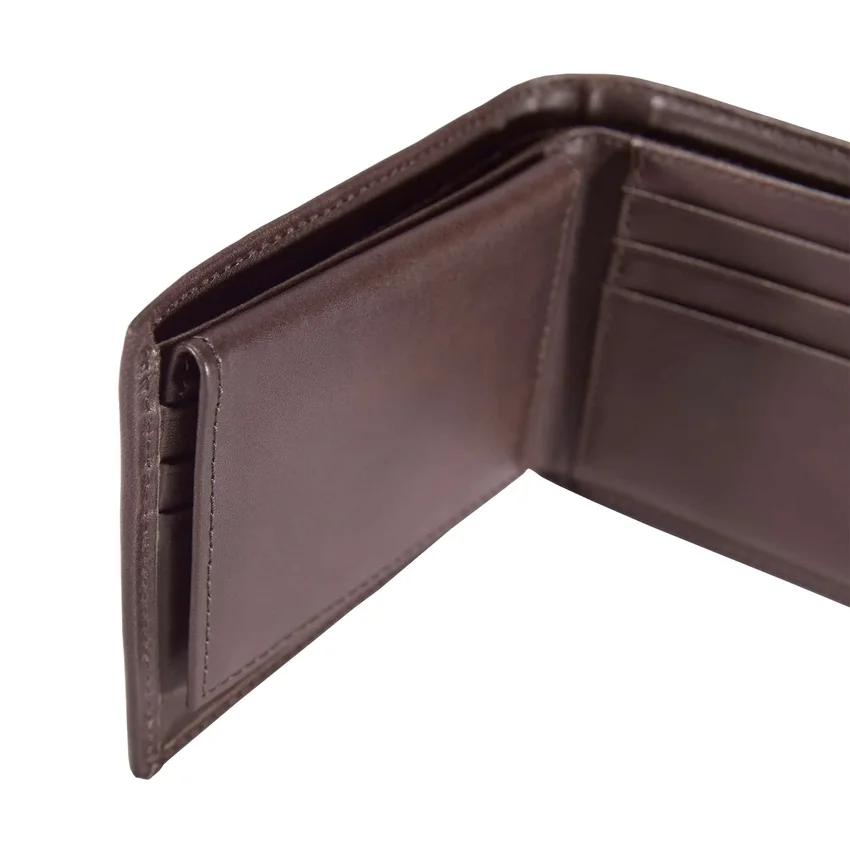 Cartera de cuero curtido al aceite