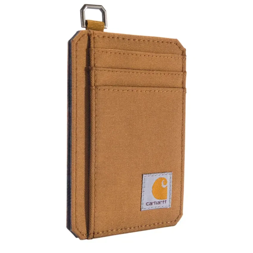Cartera de nailon tipo «duck» con bolsillo delantero