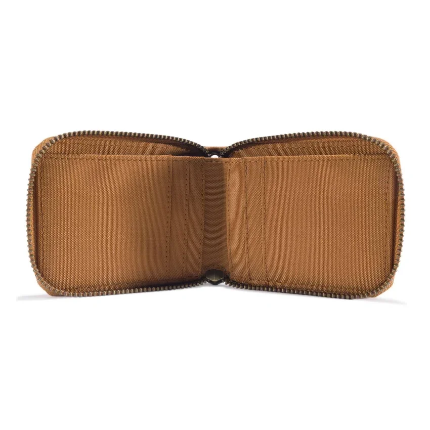 Cartera de nailon tipo «duck» con cremallera