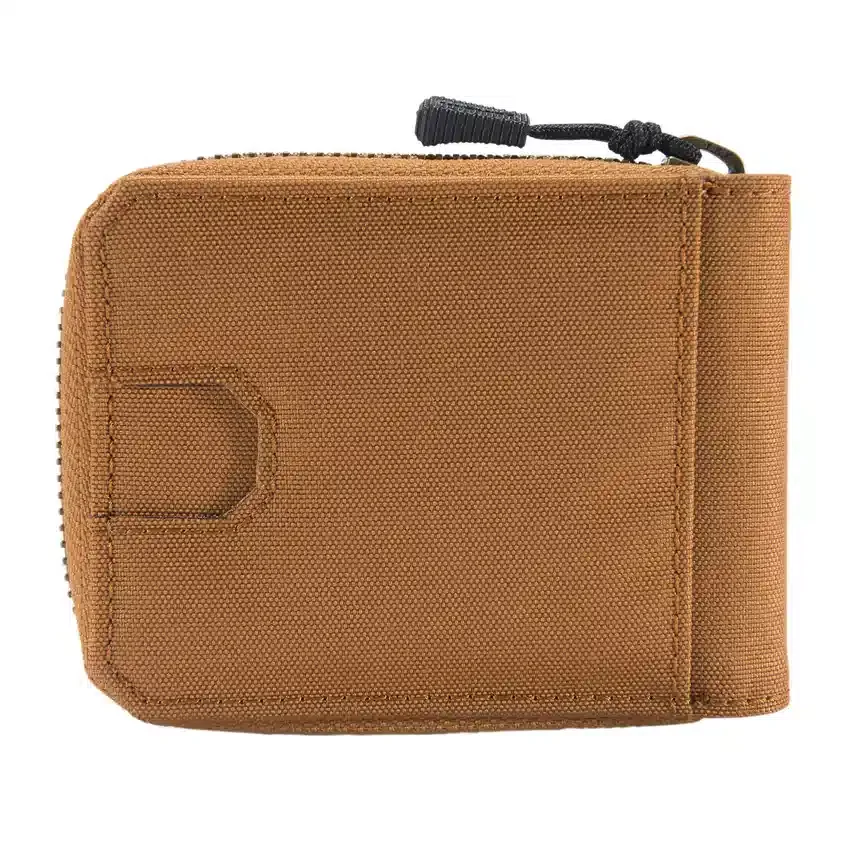 Cartera de nailon tipo «duck» con cremallera
