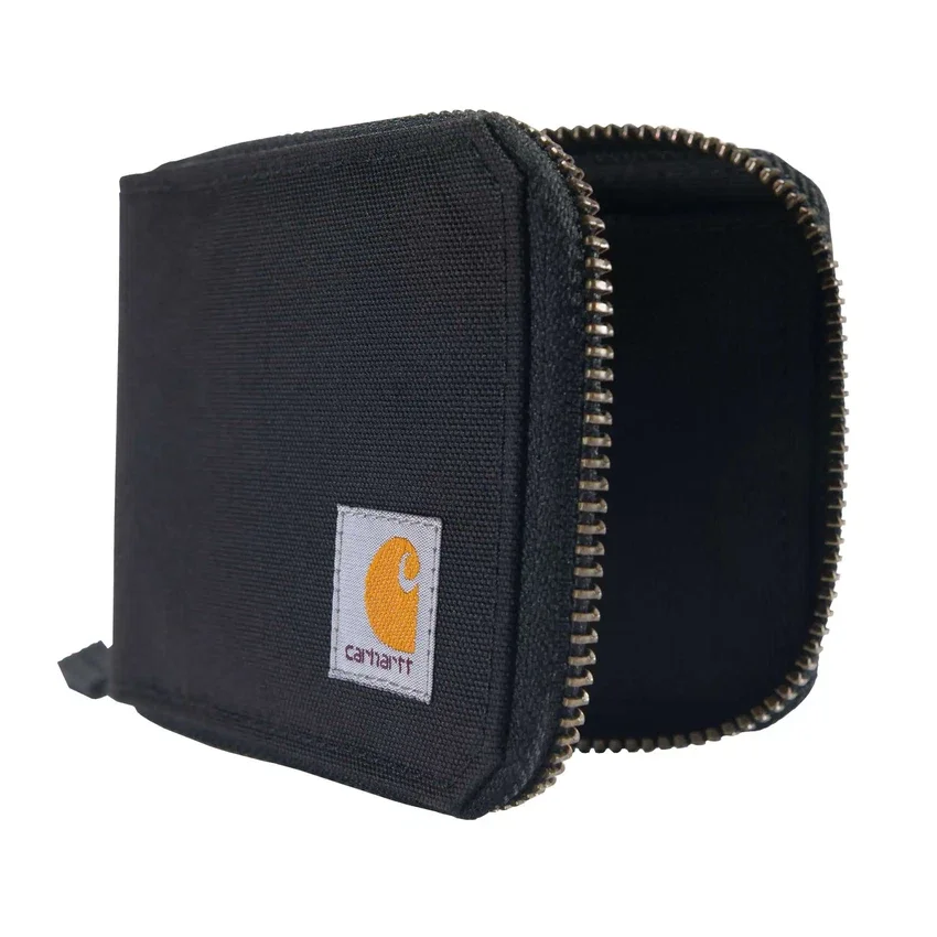 Cartera de nailon tipo «duck» con cremallera