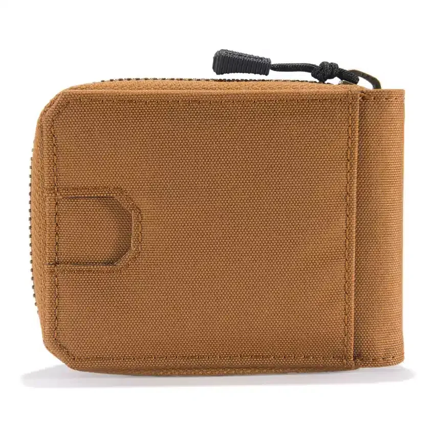 Cartera de nailon tipo «duck» con cremallera